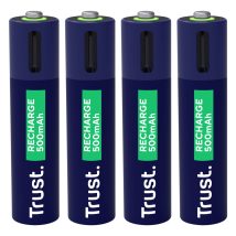 Baterie AAA Trust USB-C RECHARGEABLE BATTERIES 4P