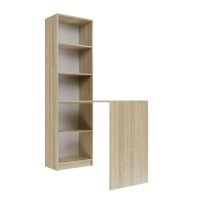 BIURKO Z REGAŁEM R50 LEWE/PRAWE SONOMA