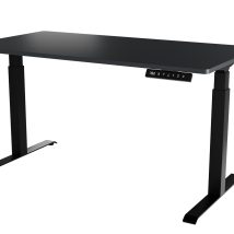Biurko z elektryczną regulacją wysokości MOON LONG 150x80x72-120 czarny/antracyt