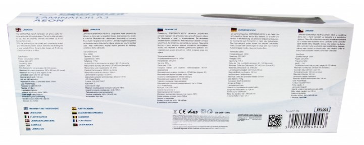 Laminator Esperanza AEON EFL003 - obrazek 4