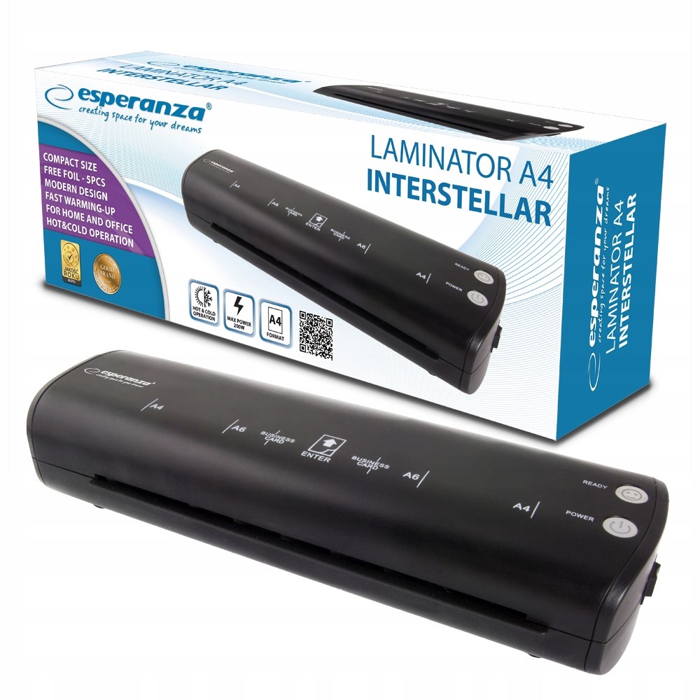 ESPERANZA LAMINATOR A4 INTERSTELLAR EFL004 - obrazek 4