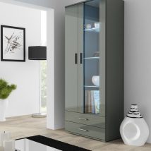 Witryna SOHO S6 2D2S szary/ szary połysk