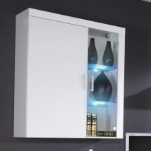 Witryna wisząca SAMBA (Unit 4) biały/biały połysk