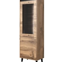 Witryna NORD 60x38x182,5 dąb wotan/antracyt