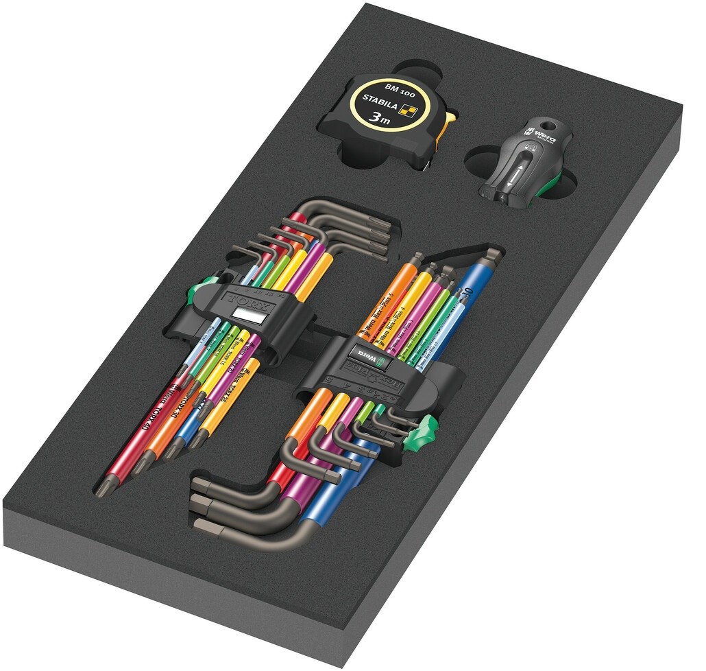 WKŁADKA PIANKOWA Z KLUCZAMI TRZPIENIOWYMI, SET 1, 20 CZĘŚĆ