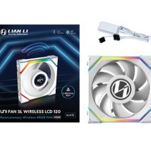 Lian Li UNI FAN SL Wireless LCD 120 Obudowa komputera Wentylator 12 cm Biały 1 szt.