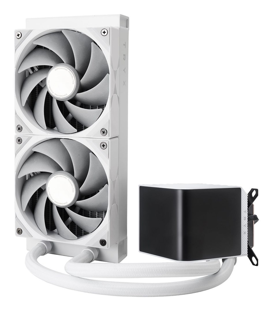 Kompletne chłodzenie wodne TRYX PANORAMA - 240 mm biały - AMD Socket AM4 (Ryzen) - AMD Socket AM5 (Ryzen Zen4)