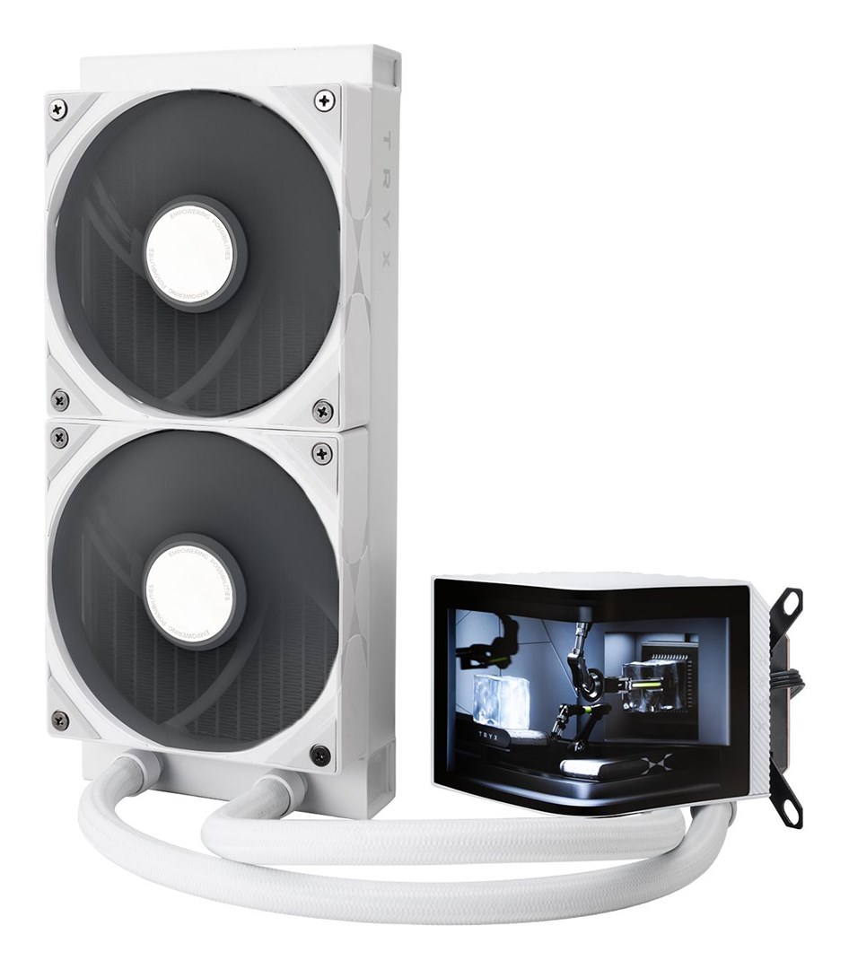 Kompletne chłodzenie wodne TRYX PANORAMA - 240 mm biały - AMD Socket AM4 (Ryzen) - AMD Socket AM5 (Ryzen Zen4) - obrazek 3