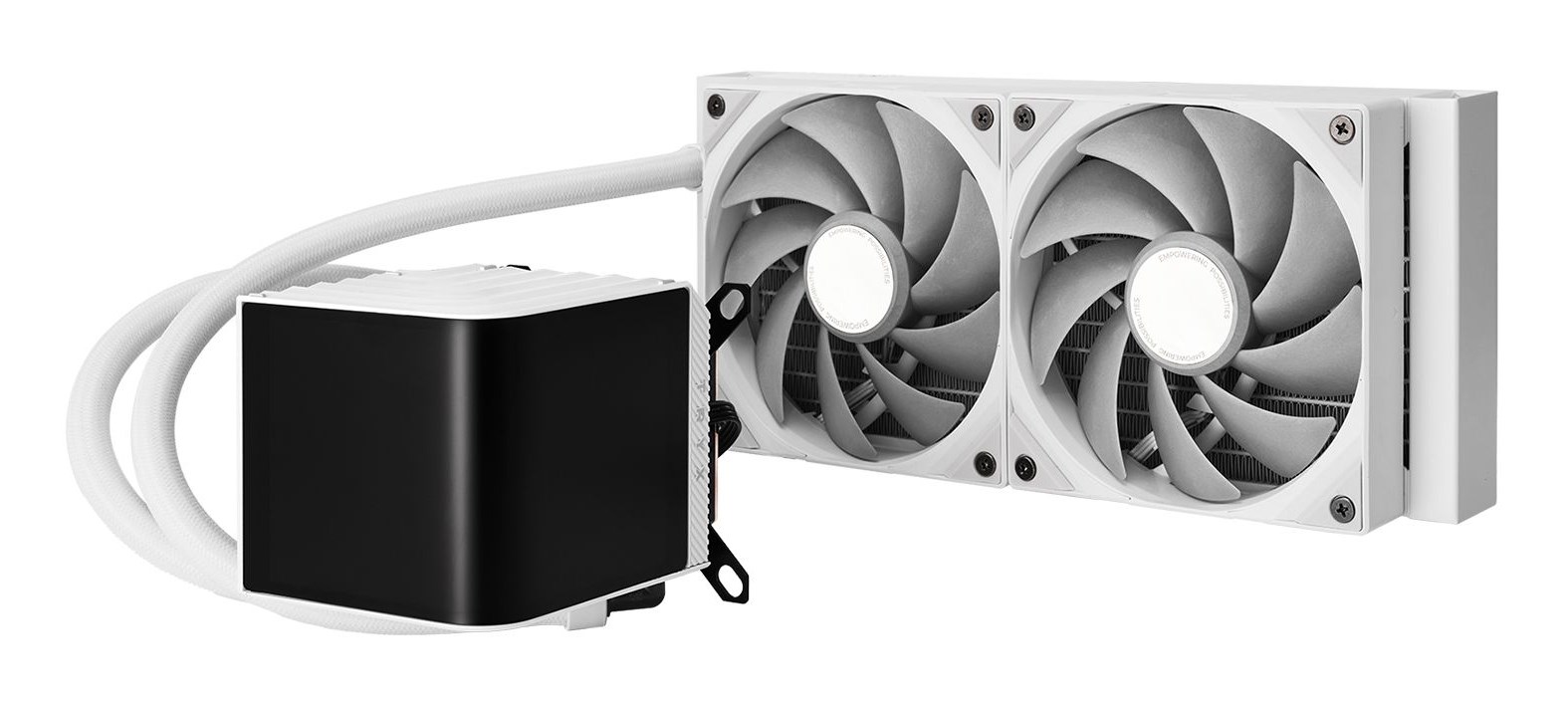 Kompletne chłodzenie wodne TRYX PANORAMA - 240 mm biały - AMD Socket AM4 (Ryzen) - AMD Socket AM5 (Ryzen Zen4) - obrazek 4