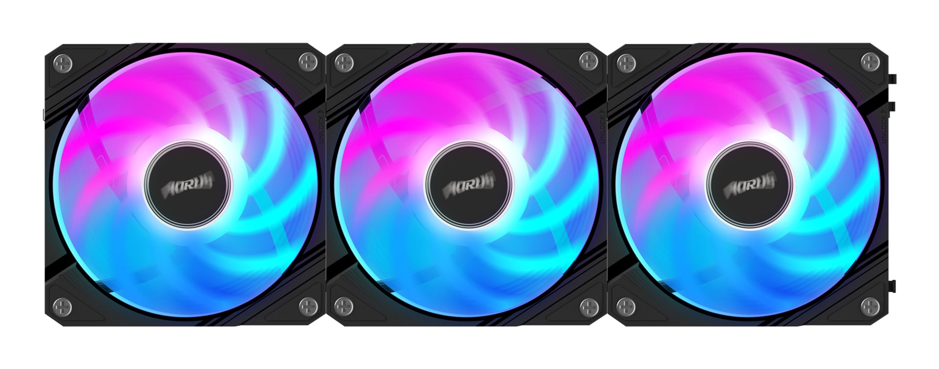 Wentylator Gigabyte AORUS EZ CHAIN FAN 120, ARGB, 3-pak - obrazek 3