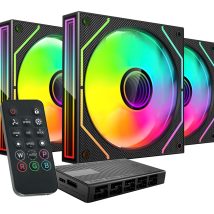 TACENS MARS MF-3DPROKIT FANS 120 ARGB x3 BK- wentylatory+hub+pilot (TACMARS-MF3DPROKIT)