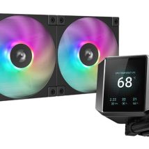 DeepCool MYSTIQUE 240 ARGB Procesor Chłodnica cieczy all-in-one 12 cm Czarny 1 szt.