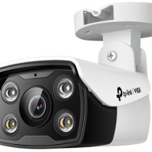 Kamera TP-LINK VIGI C340(6mm), Zewnętrzna, w pełni kolorowa kamera sieciowa VIGI typu Bullet, 4MP, Niezawodna klasa szczelności IP66 zapewnia stabilne działanie w warunkach panujących na zewnątrz budynku.