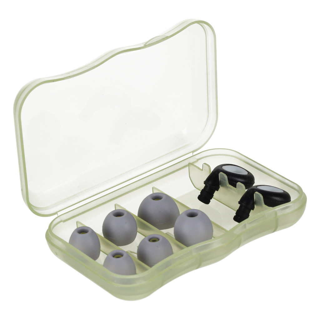 Zatyczki do uszu stopery silikonowe wyciszające redukcja szumów zestaw 3 rozmiary - obrazek 4