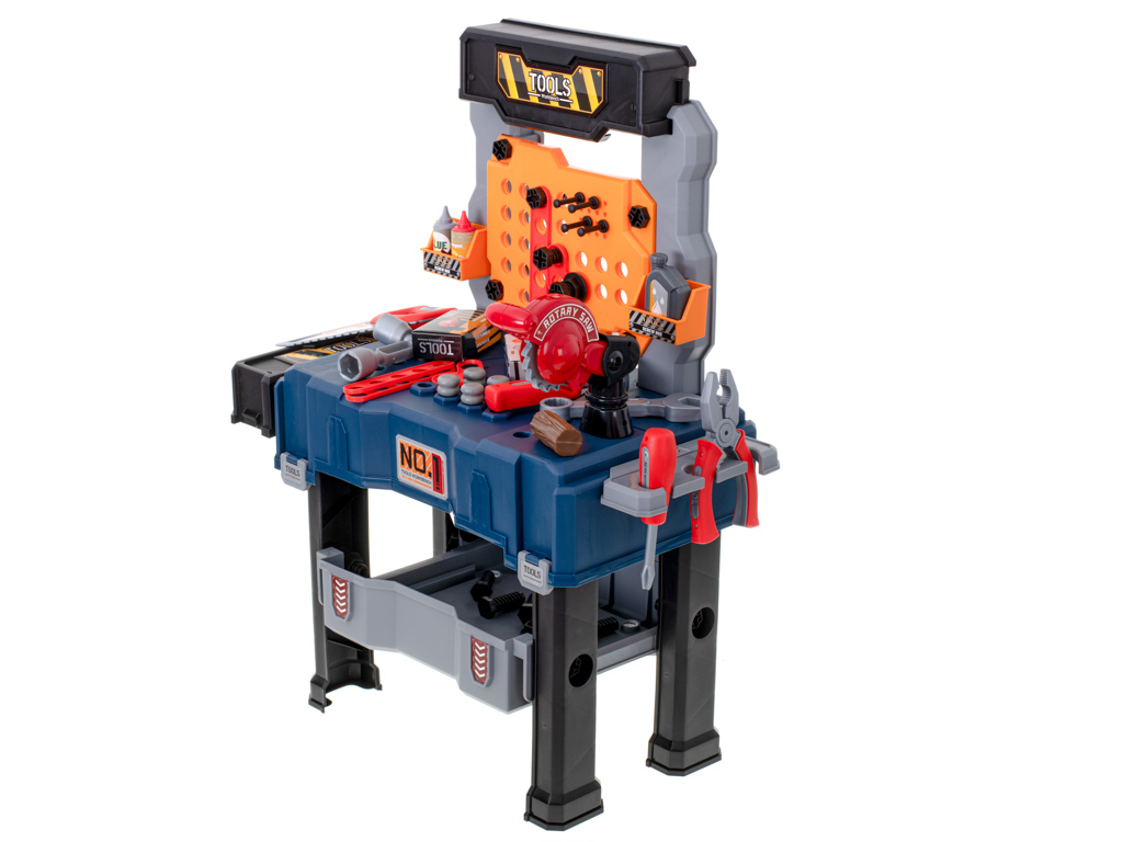 Warsztat zestaw majsterkowicza stolik + narzędzia 65el. - obrazek 4