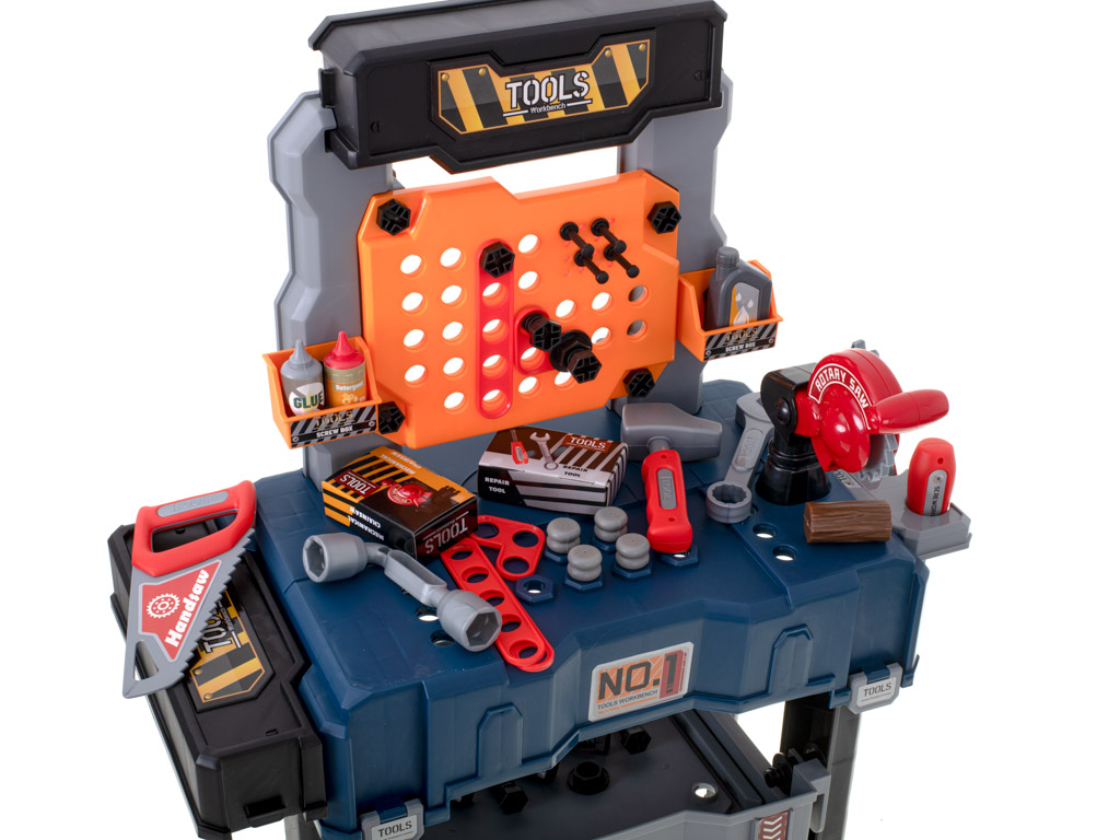 Warsztat zestaw majsterkowicza stolik + narzędzia 65el. - obrazek 7