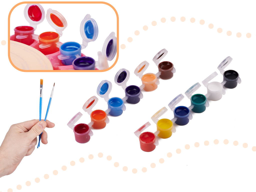 Koło garncarskie maszyna do ceramiki z gliną i farbami 600g - obrazek 6