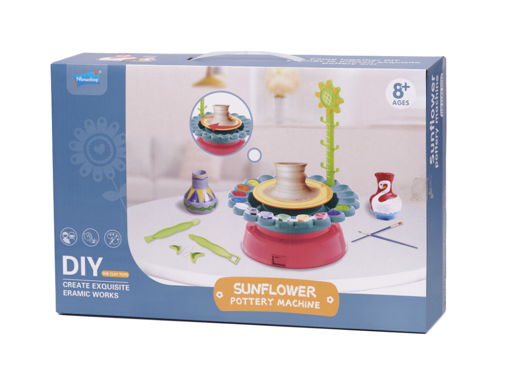 Koło garncarskie maszyna do ceramiki z gliną i farbami 600g - obrazek 7