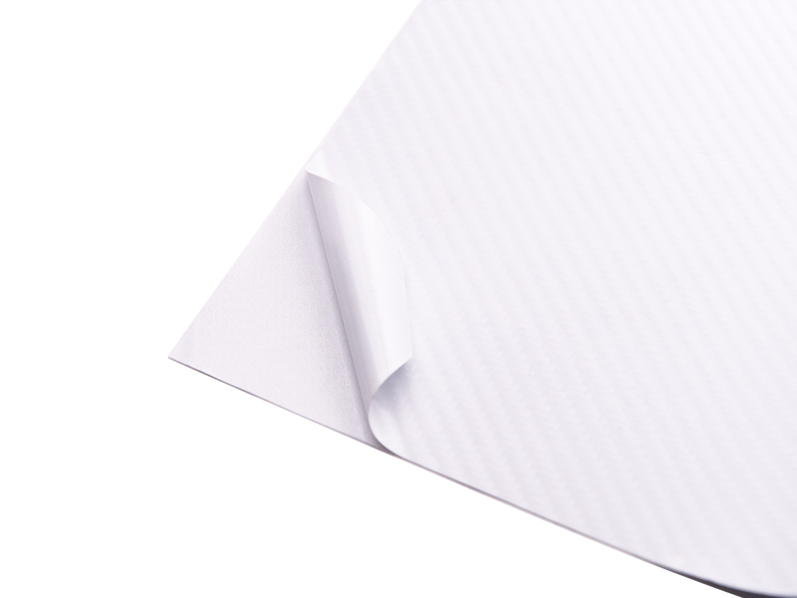 Folia rolka carbon 4D biała 1,52x30m - obrazek 4