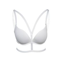 Ozdobne ramiączka do biustonosza CHLOE białe RA010