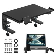 ERGO OFFICE PODSTAWKA POD LAPTOP / MONITOR, MAX. OBCIĄŻENIE 20KG, DLA PRZEKĄT. 13-32″, CZARNA ER-303 B