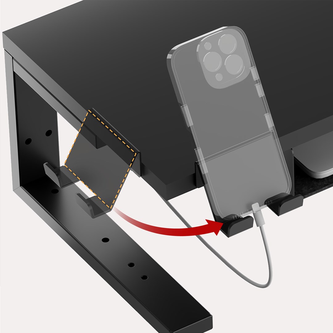 ERGO OFFICE PODSTAWKA POD LAPTOP / MONITOR, MAX. OBCIĄŻENIE 20KG, DLA PRZEKĄT. 13-32", CZARNA ER-303 B - obrazek 9
