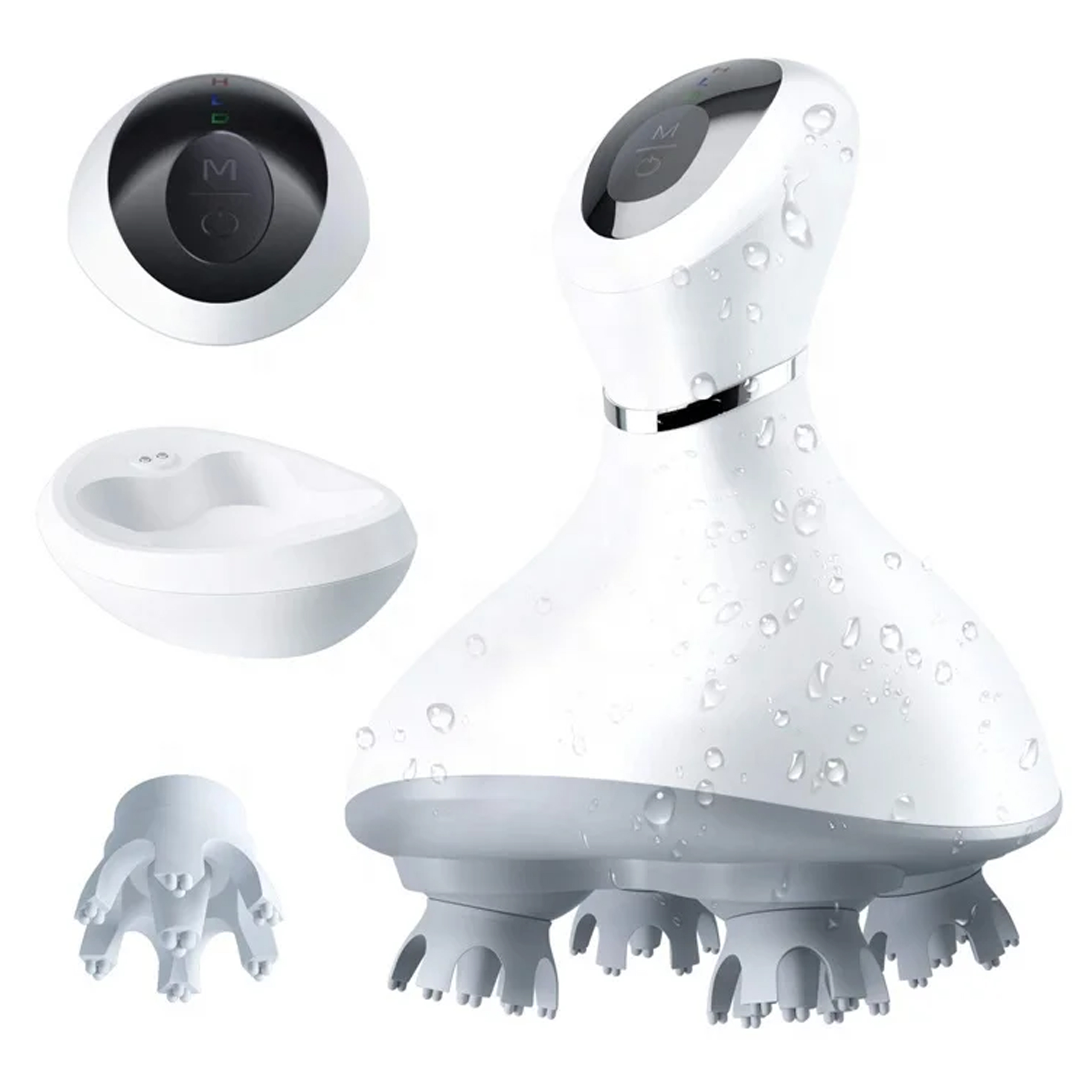 ELEKTRYCZNY MASAŻER WIBRACYJNY DO SKÓRY GŁOWY CIAŁA KARKU RELAKSACYJNY - obrazek 8