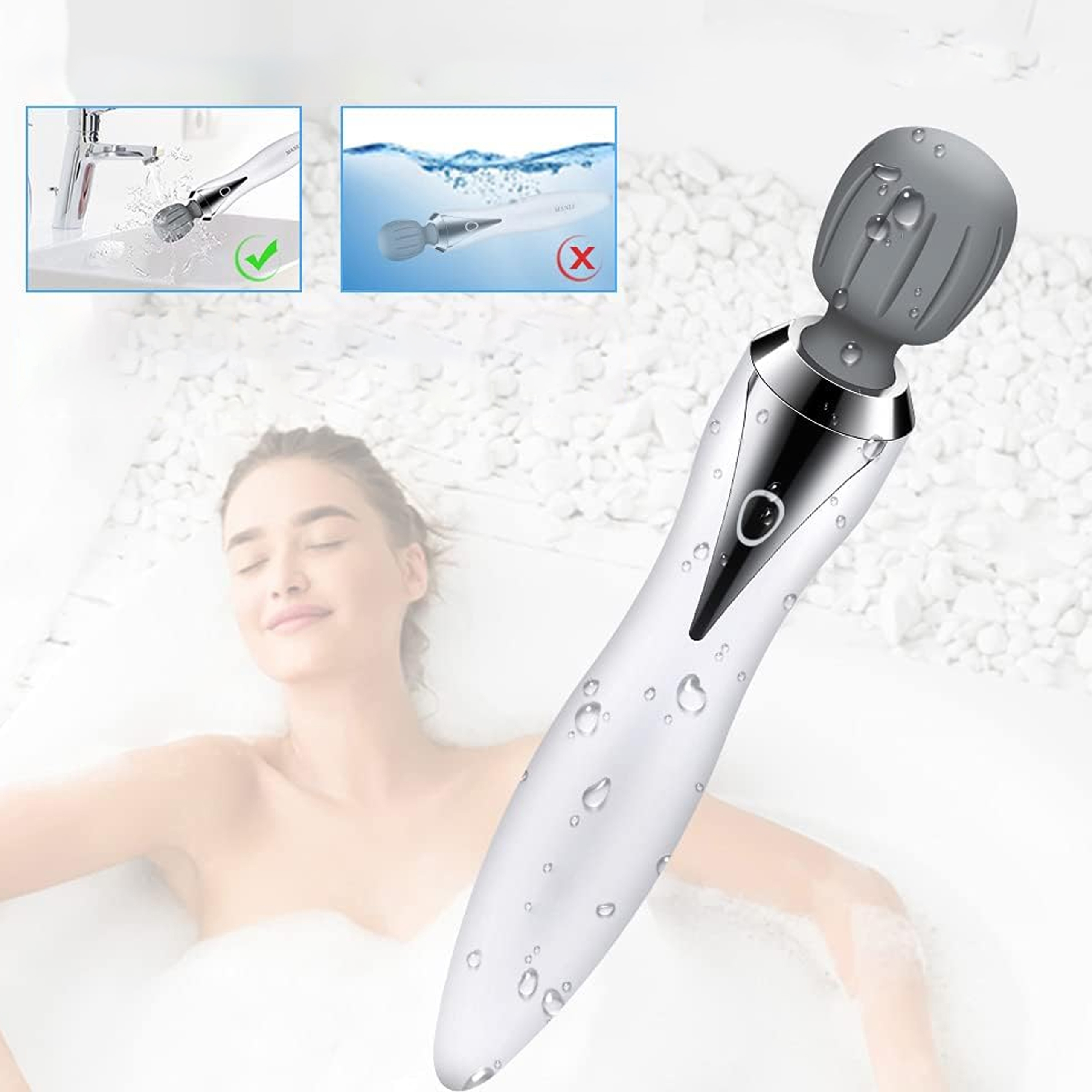 MASAŻER WIBRACYJNY PRZENOŚNY DO MASAŻU DLA KOBIET PREMIUM - obrazek 11