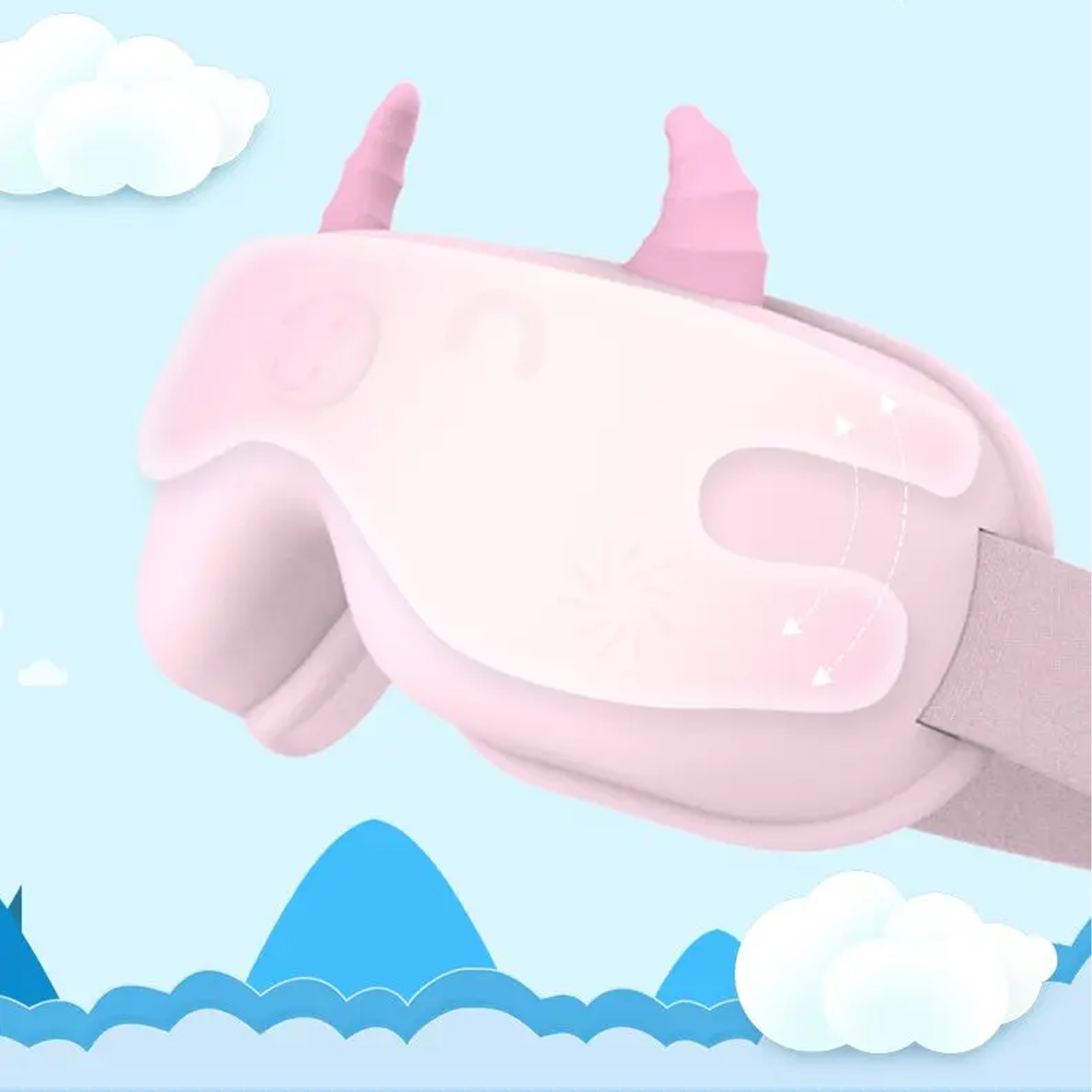 ELEKTRYCZNY INTELIGENTNY MASAŻER DO OCZU DLA DZIECI PODGRZEWANY - obrazek 9