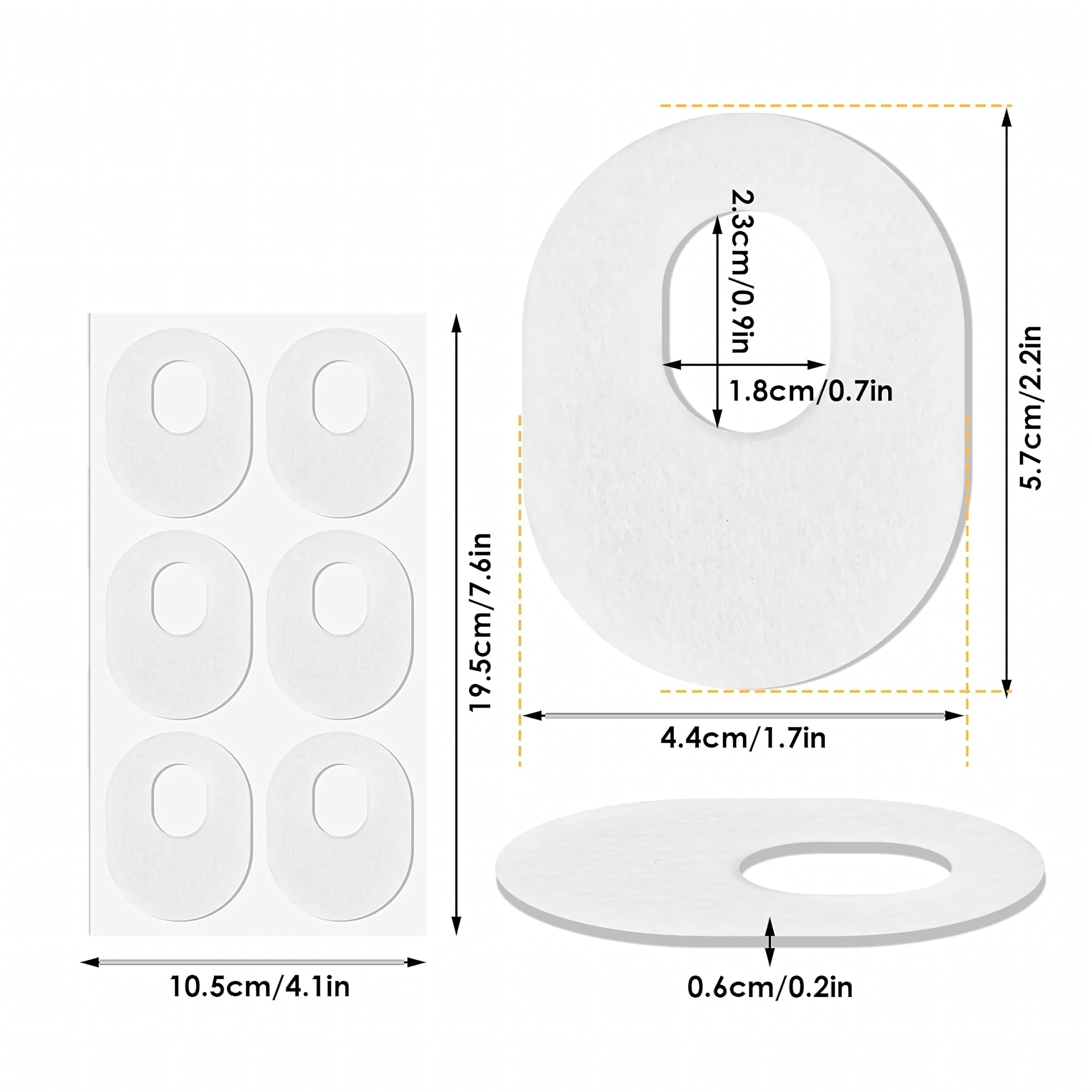 Plastry Poduszki na Pęcherze Odciski Otarcia Ochronne na Nogi Stopy 24 szt