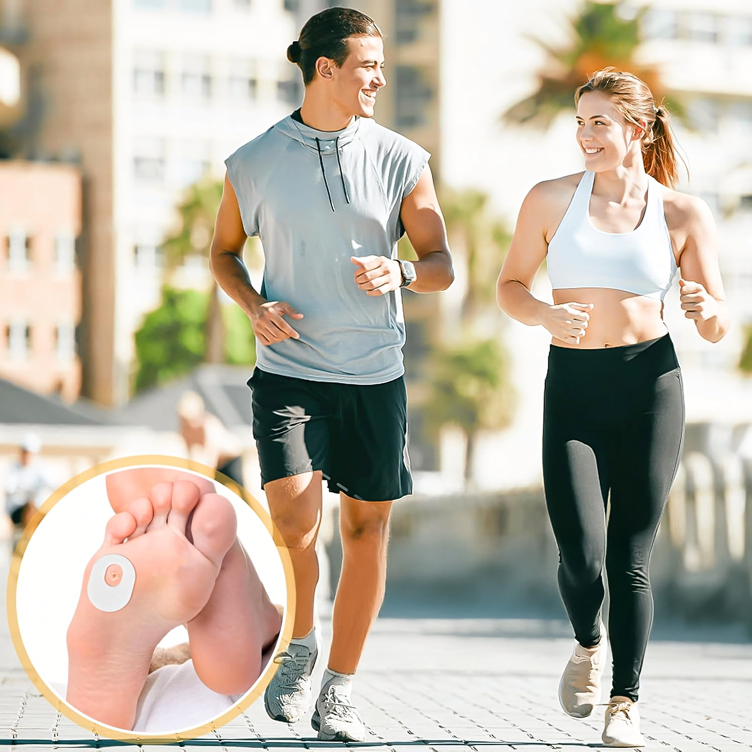 Plastry Poduszki na Pęcherze Odciski Otarcia Ochronne na Nogi Stopy 24 szt - obrazek 10