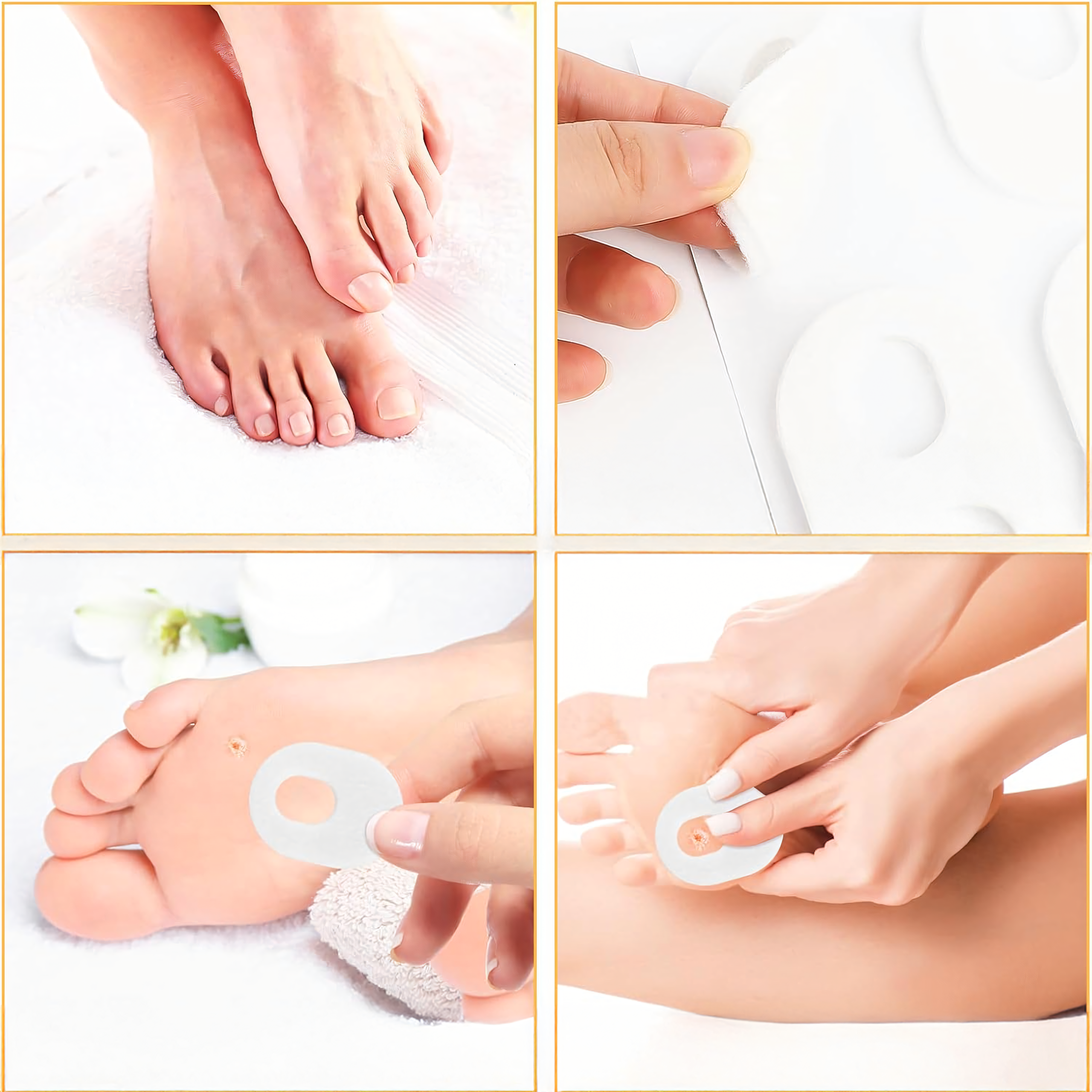 Plastry Poduszki na Pęcherze Odciski Otarcia Ochronne na Nogi Stopy 24 szt - obrazek 11