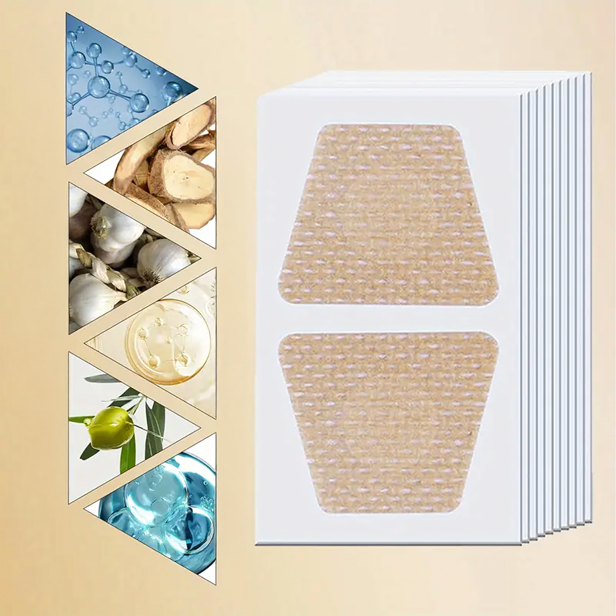 Plastry Naklejki Przeciw Grzybicy Paznokci na Grzybicę do Pielegnacji 72szt - obrazek 11