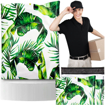 FOLIOPAKI KURIERSKIE MOCNE KOPERTY 255×370 ZIELONE LIŚCIE 50szt