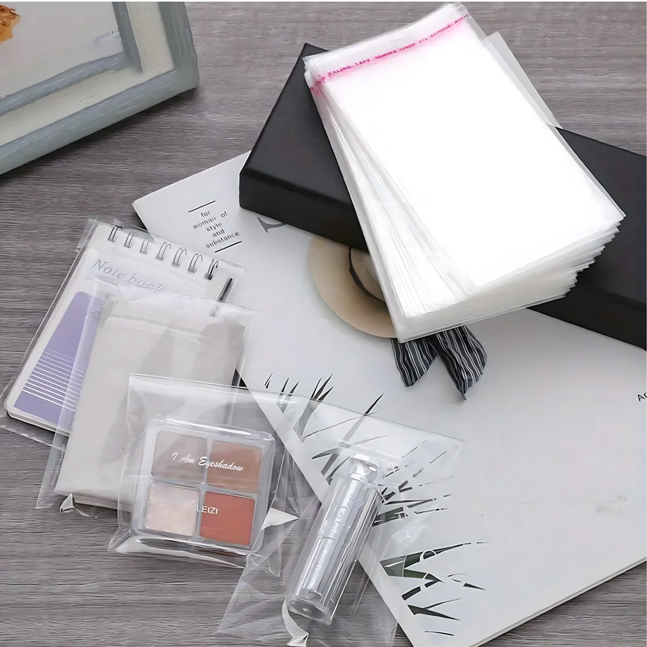 WORECZKI TOREBKI CELOFANOWE CELOFAN FOLIOWE BG OPP ZAKLEJANE 16x20 100 szt - obrazek 5