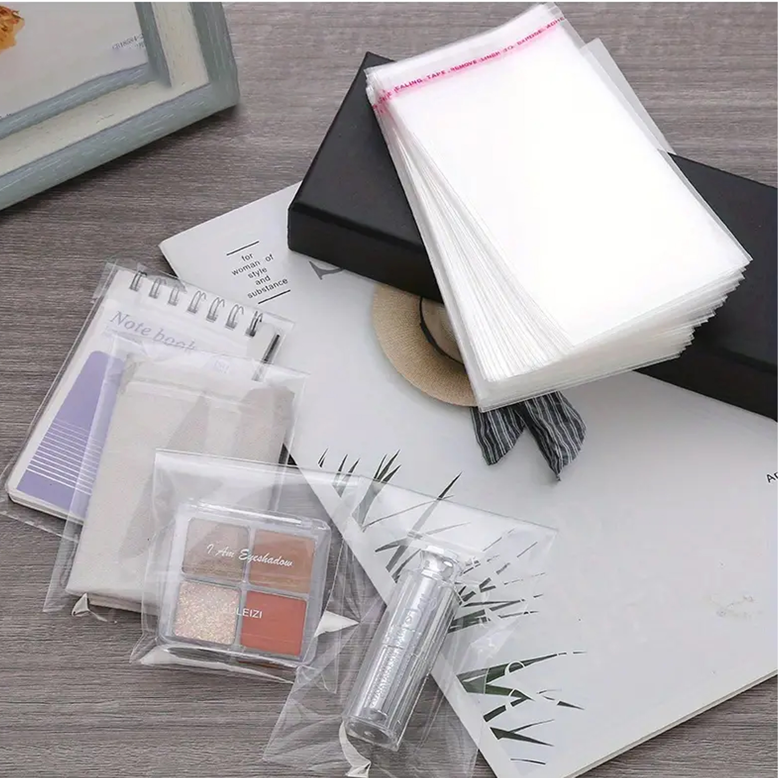 WORECZKI TOREBKI CELOFANOWE CELOFAN FOLIOWE BG OPP ZAKLEJANE 18x27 100 szt - obrazek 8