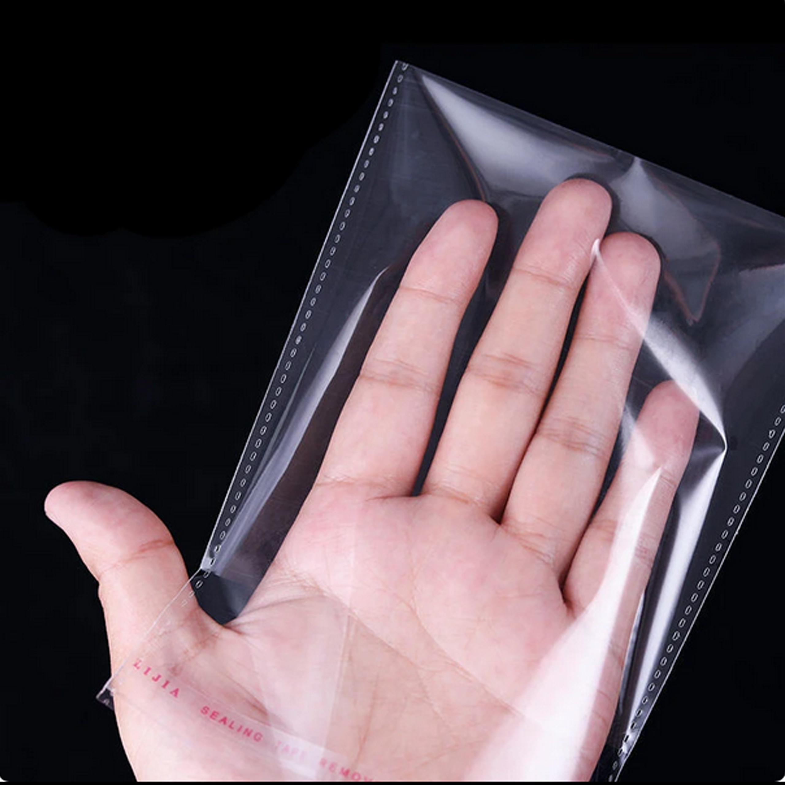 WORECZKI TOREBKI CELOFANOWE CELOFAN FOLIOWE BG OPP ZAKLEJANE 20x36 100 szt - obrazek 9