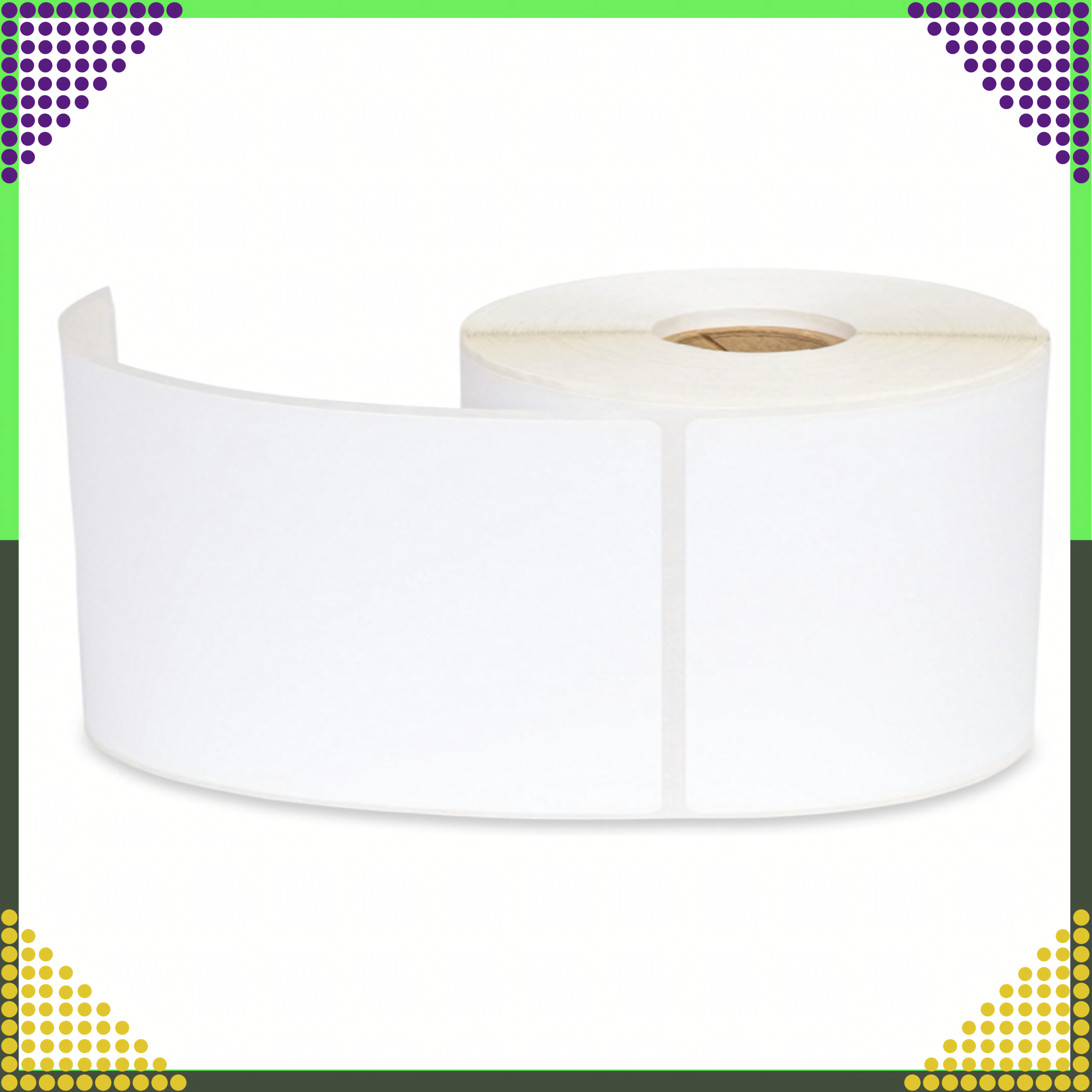 2016x Etykiety Termiczne Samoprzylepne Białe 100x150 mm 500 szt Perforacja Rolka - obrazek 8