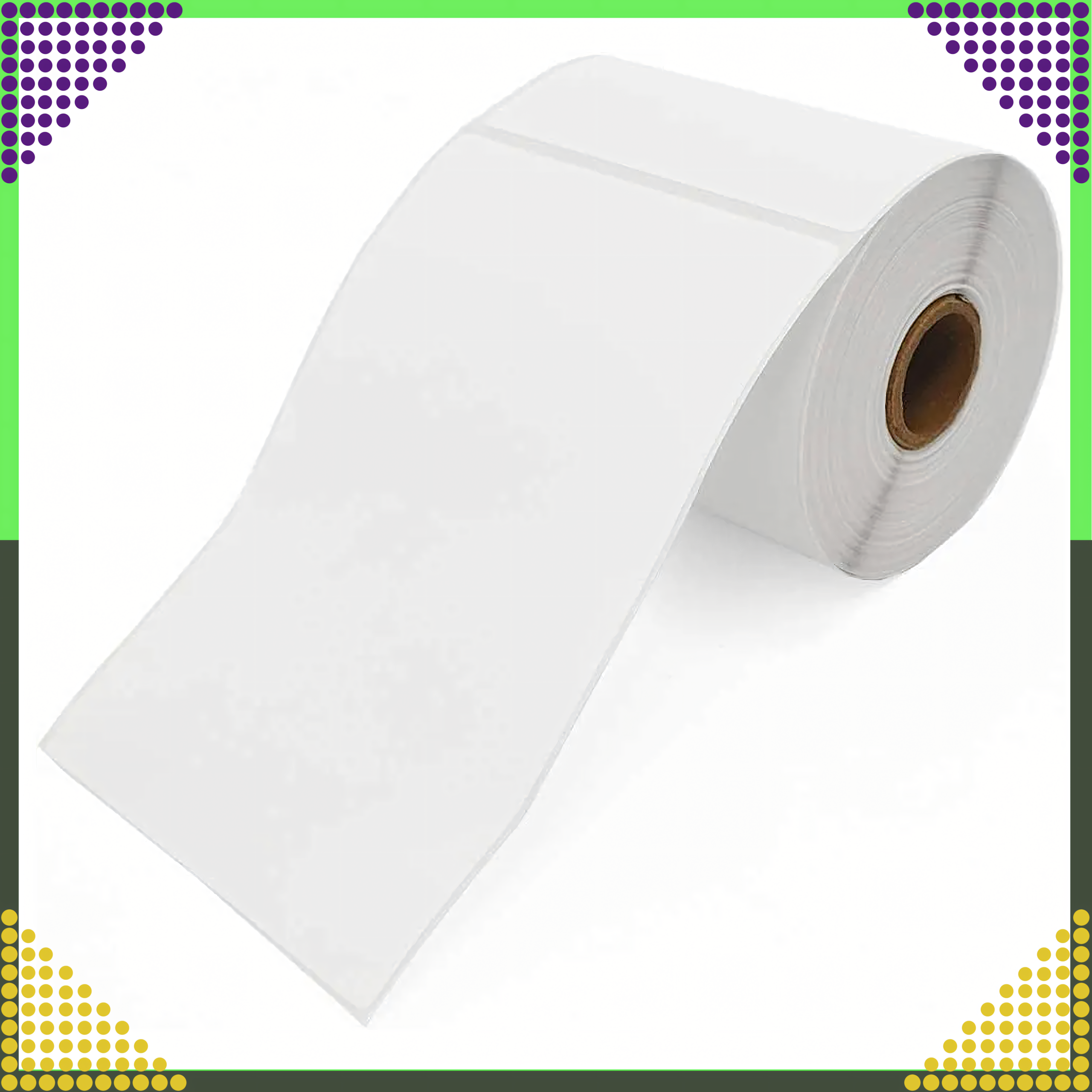 2016x Etykiety Termiczne Samoprzylepne Białe 100x150 mm 500 szt Perforacja Rolka - obrazek 9