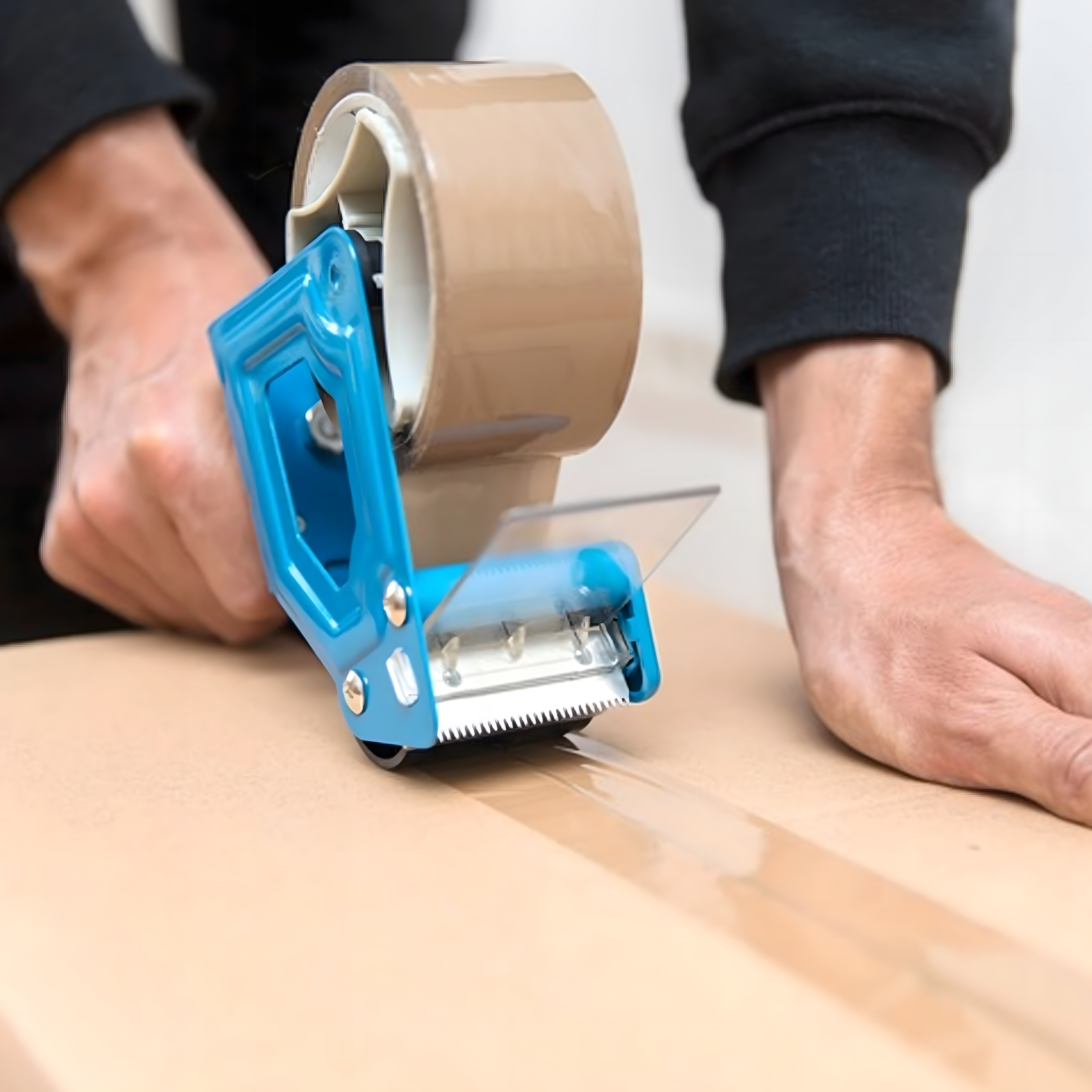 Taśma Pakowa Klejąca Super Jakość Mocna Wytrzymała Brązowa 48x100 1 szt - obrazek 4