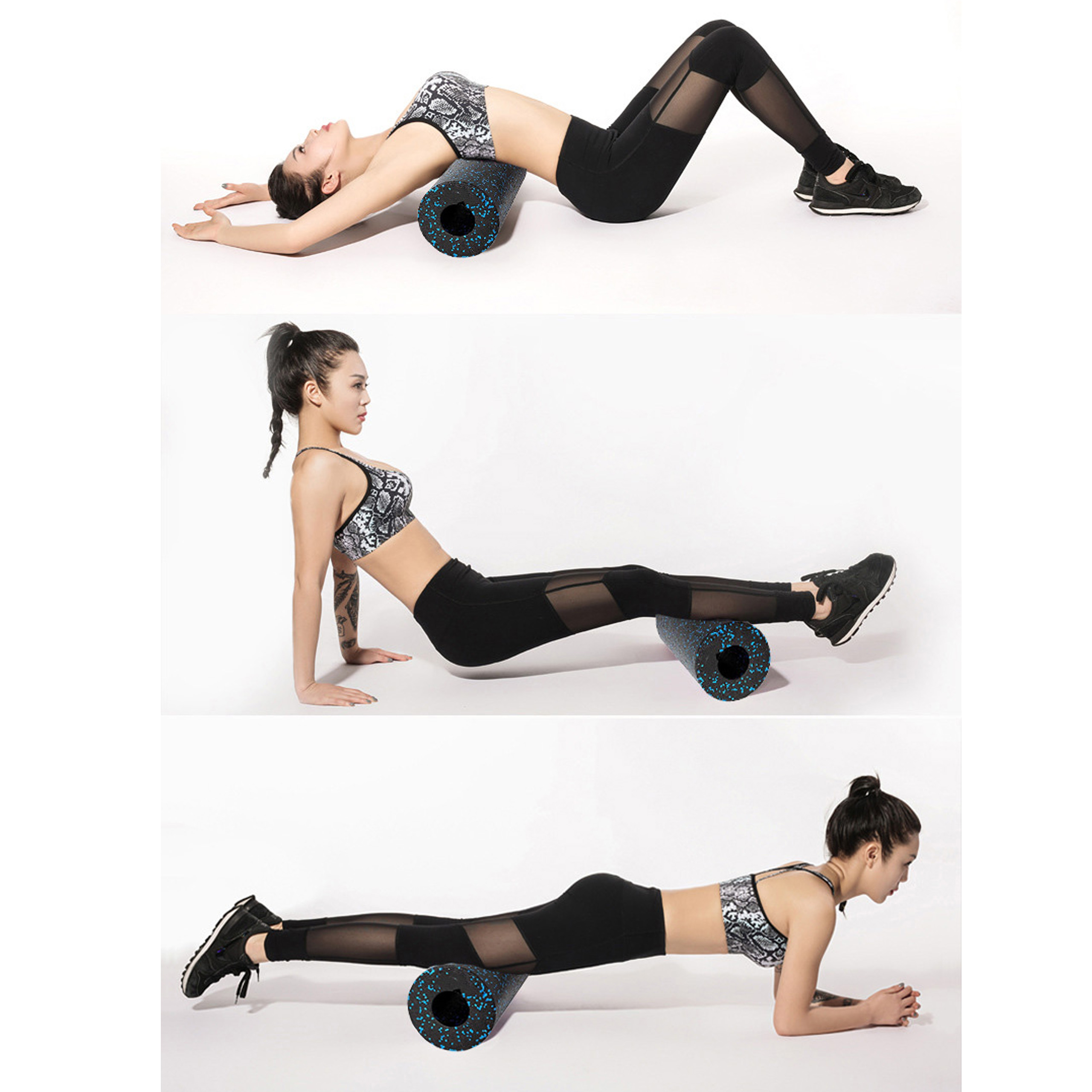 ZESTAW EPP DO MASAŻU CIAŁA MIĘŚNI WAŁEK ROLLER PIŁKA DUOBALL FITNESS - obrazek 6