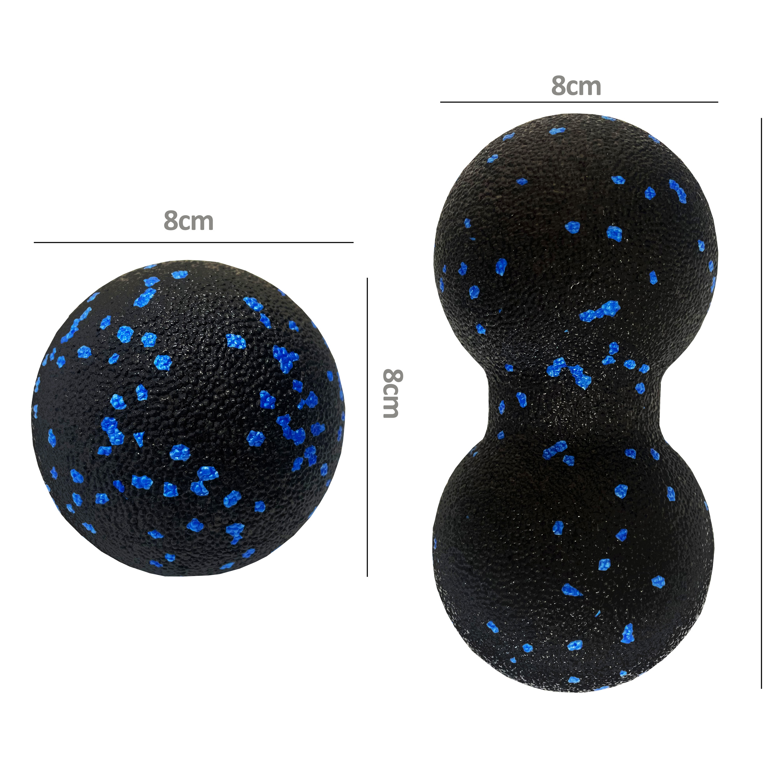 ZESTAW EPP DO MASAŻU CIAŁA MIĘŚNI WAŁEK ROLLER PIŁKA DUOBALL FITNESS - obrazek 9