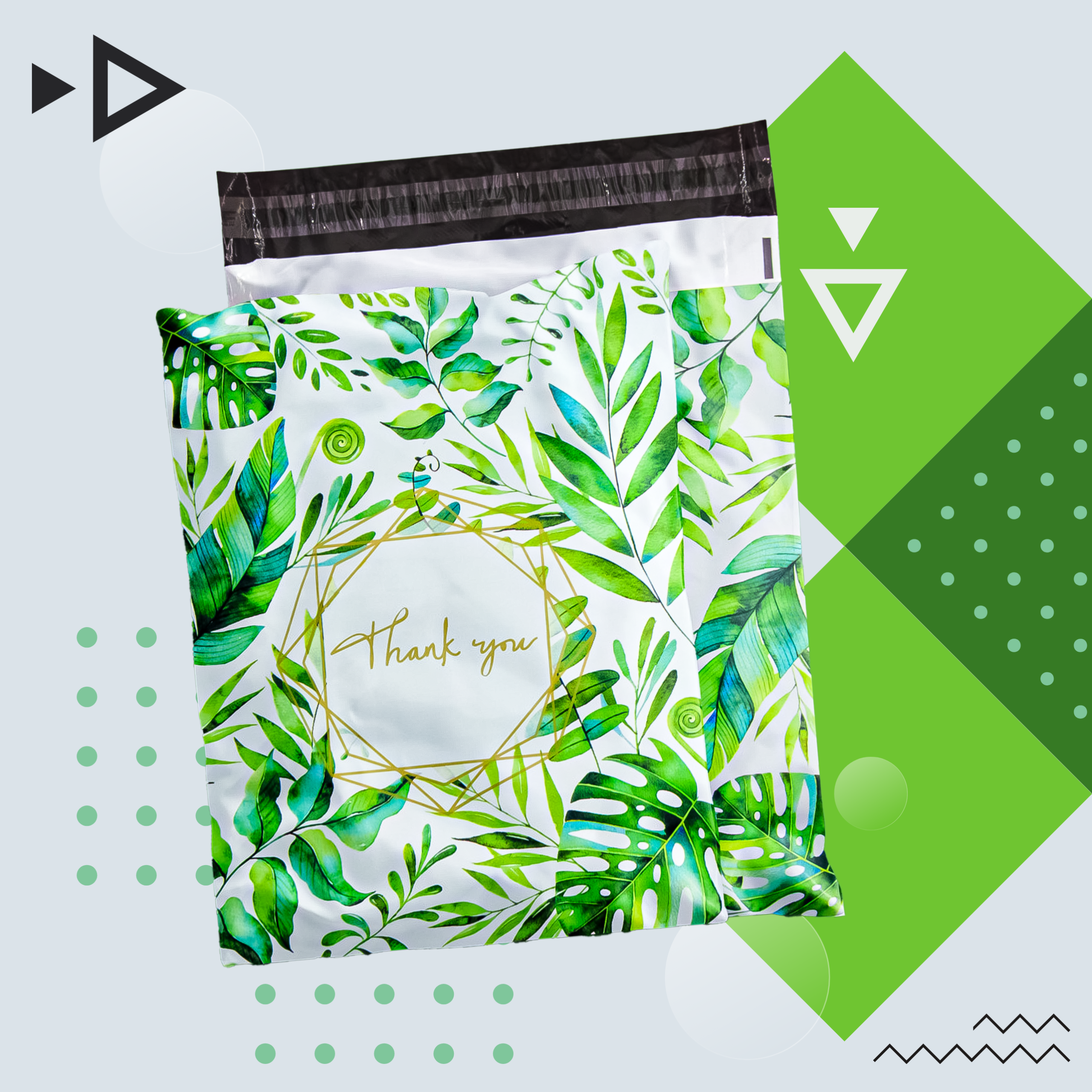 FOLIOPAKI KURIERSKIE MOCNE KOPERTY FOLIOWE 255x370 THANK YOU 50szt - obrazek 4