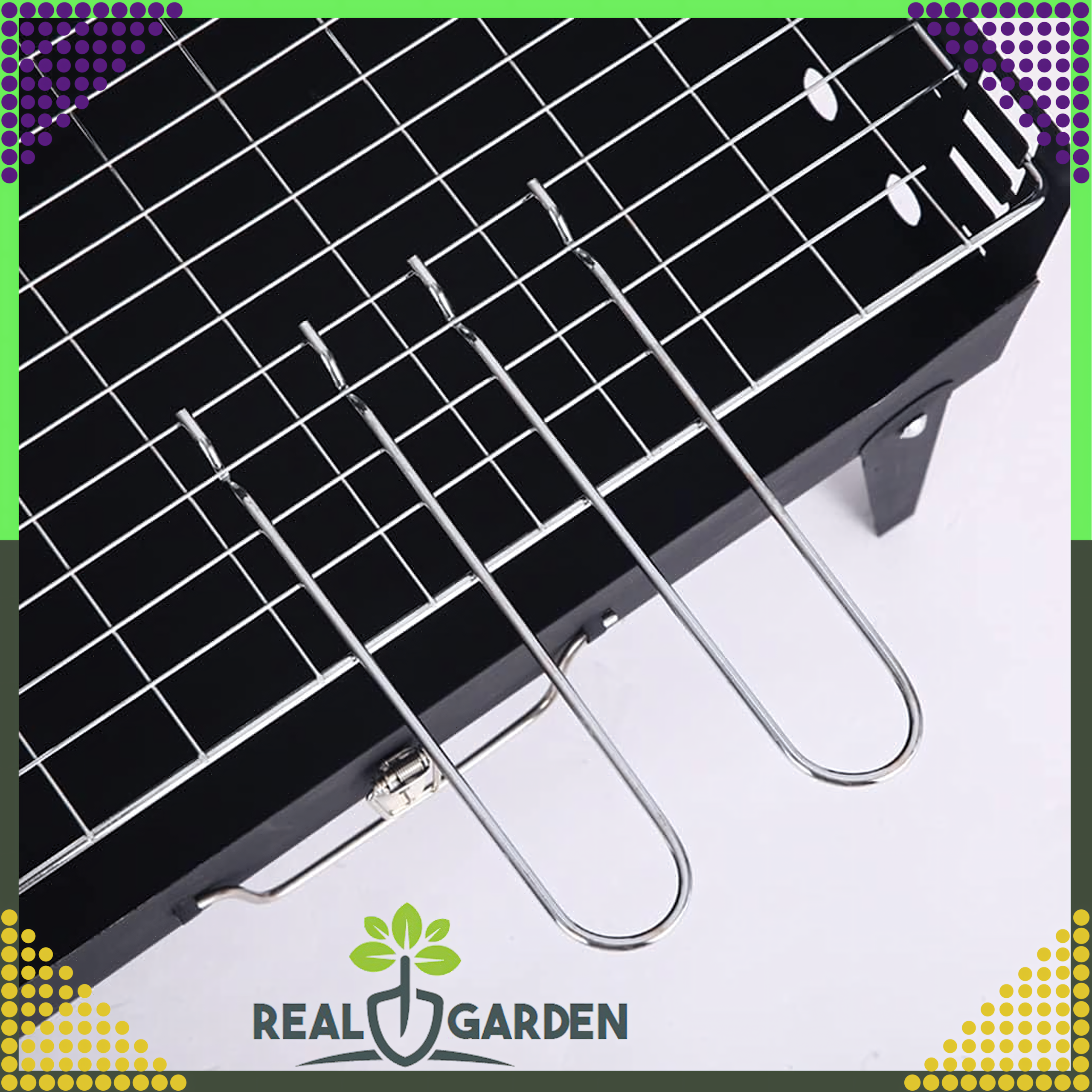 Grill Ogrodowy Turystyczny Składany Przenośny Walizka Kemping + Sztućce - obrazek 7