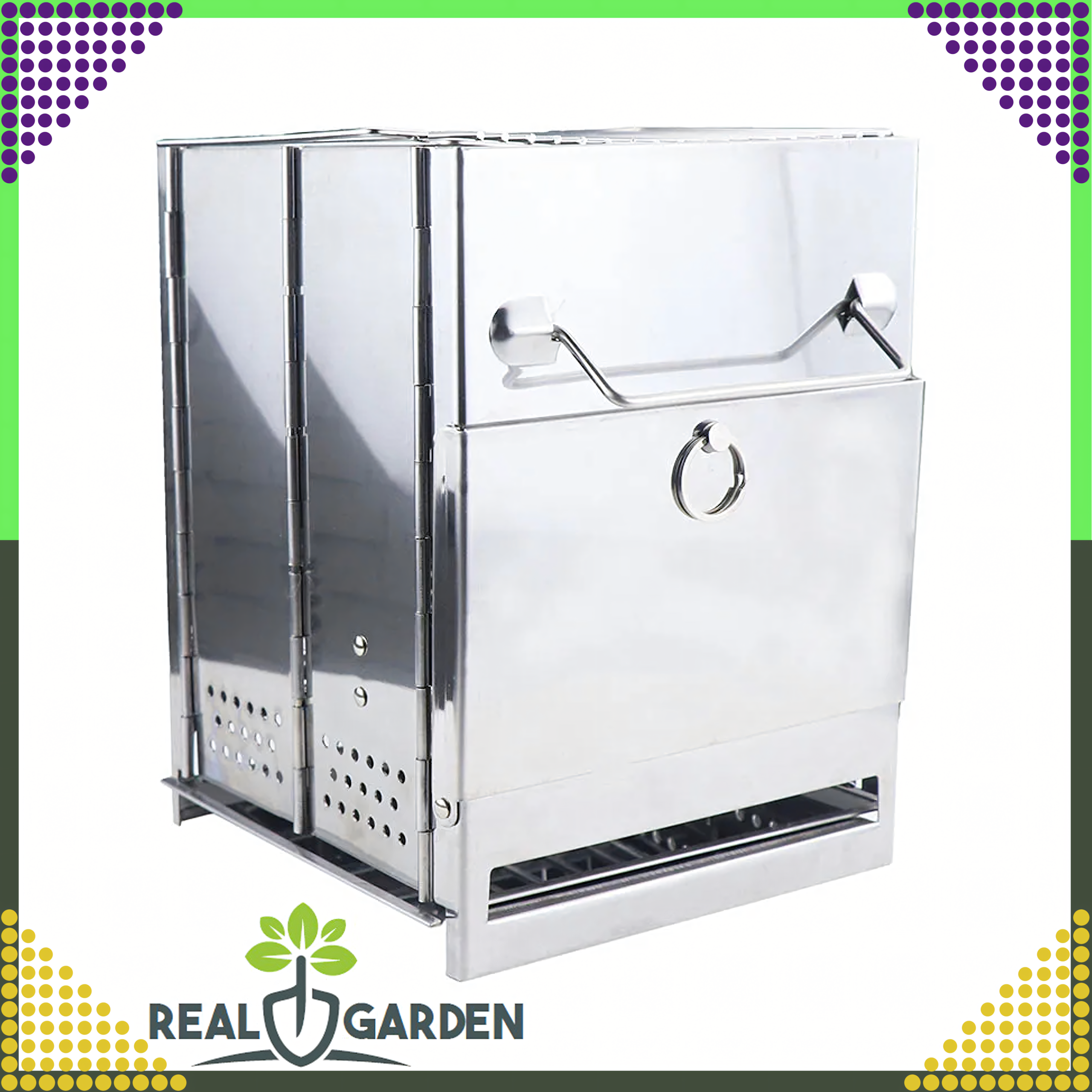 Kuchenka Survivalowa Piec Rakietowy Turystyczny Ogrodowy Przenośny Składany - obrazek 4