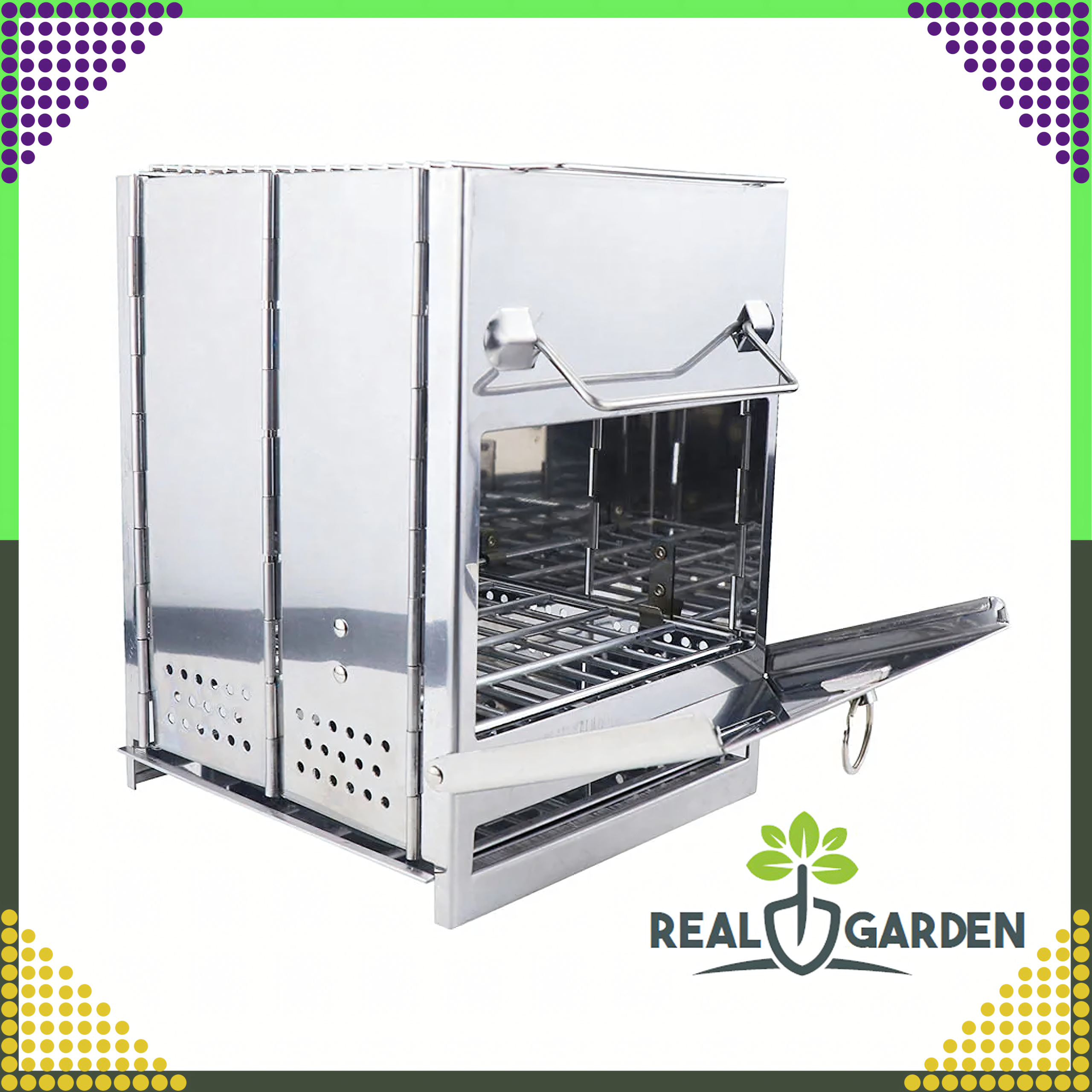 Kuchenka Survivalowa Piec Rakietowy Turystyczny Ogrodowy Przenośny Składany - obrazek 5