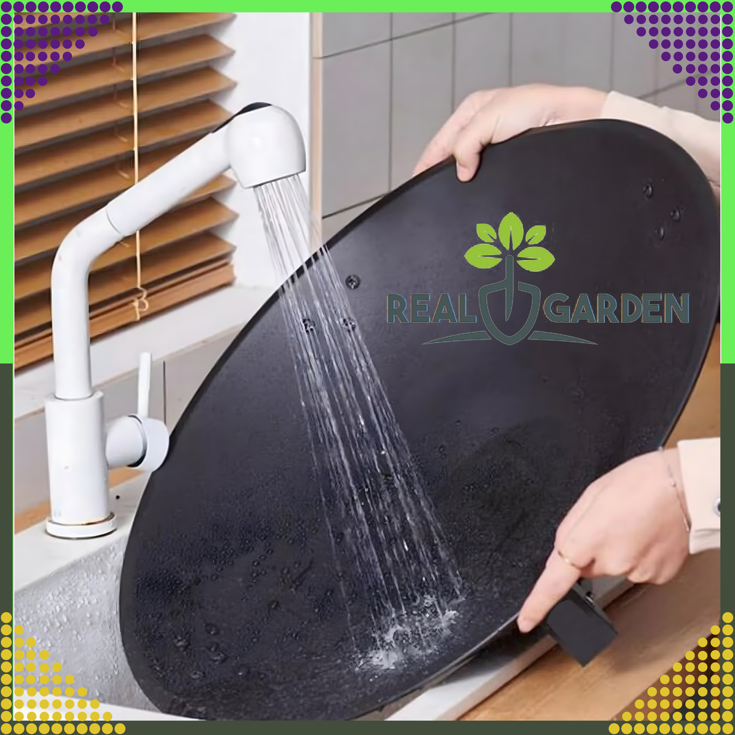 Palenisko Ogrodowe do Ogniska Brilla Kociołka Stalowe Czarne Duże 55 cm - obrazek 6