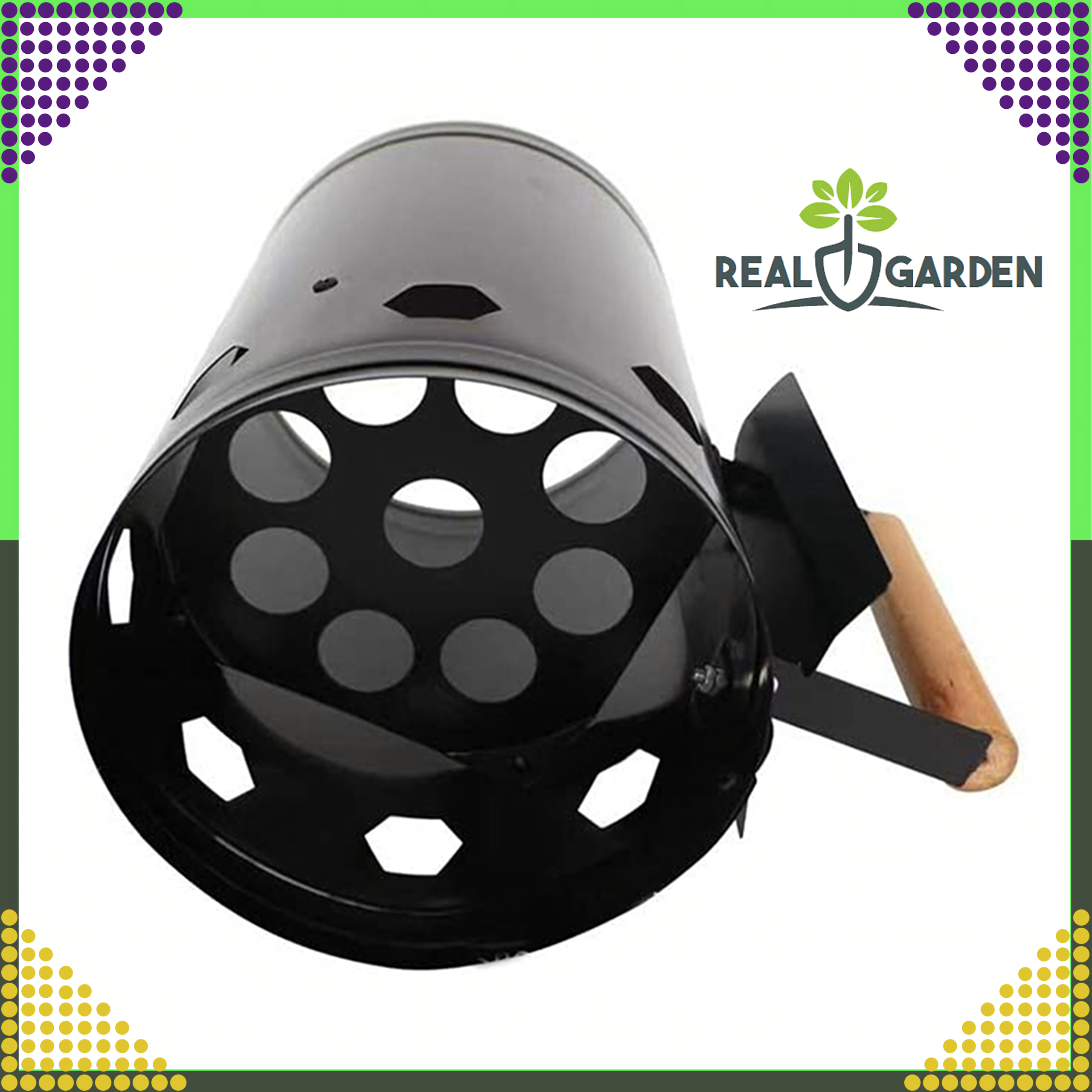 Komin do Rozpalania Grilla Pieca Ogniska Zapalarka Węgla Brykietu Duży - obrazek 6