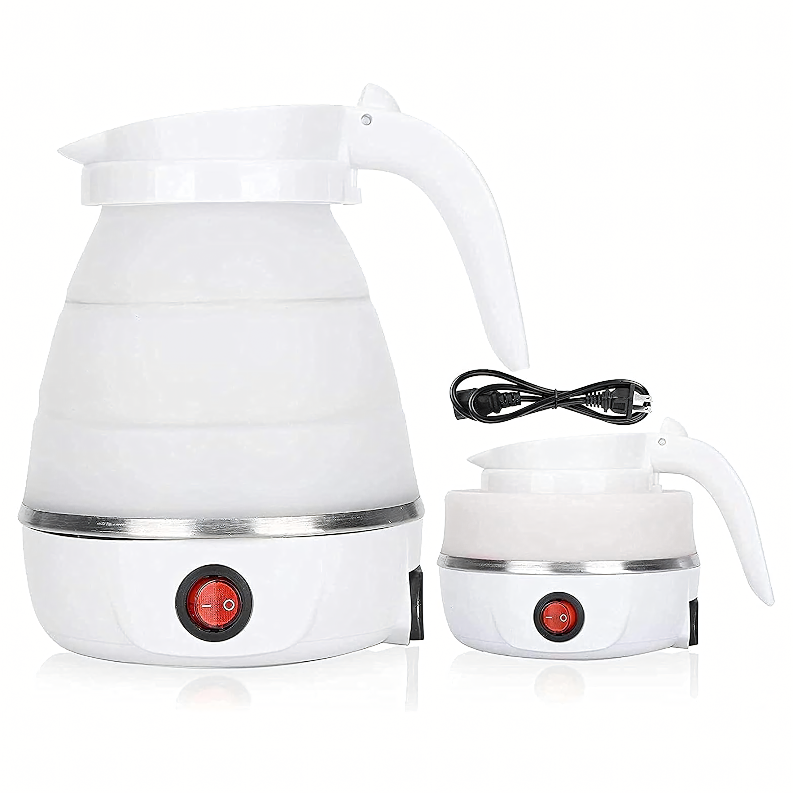 Czajnik Turystyczny Elektryczny 600ml 600W Składany Podróżny Przenośny