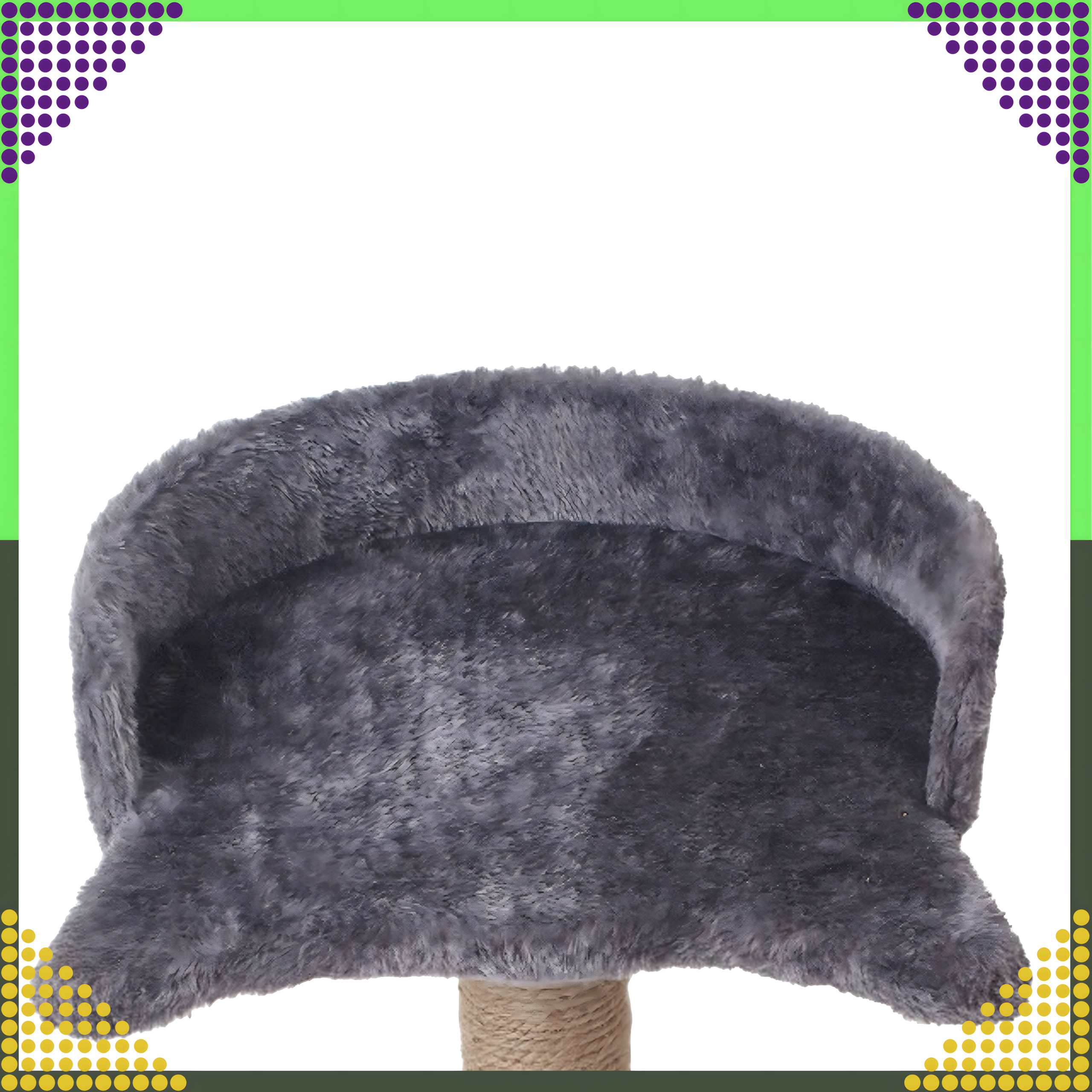 Drapak dla Kota Kotów Kociąt Legowisko Słupek do Drapania Zabawka Piłeczka - obrazek 6